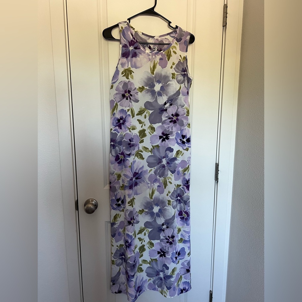 Possessed Purple Floral Maxi Dress